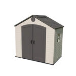8 ft. W x 5 ft. D Plastic Storage Shed