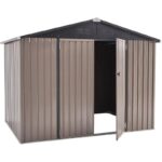 8 Ft. W x 6 Ft. D Metal Storage Shed