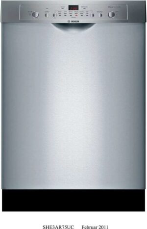 Bosch Ascenta 24″ SHE3AR75UC Built-In Dishwasher – Stainless Steel
