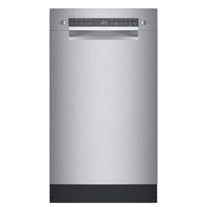 Bosch – 300 Series 18″ ADA Front Control Built-In Dishwasher with 3rd Rack