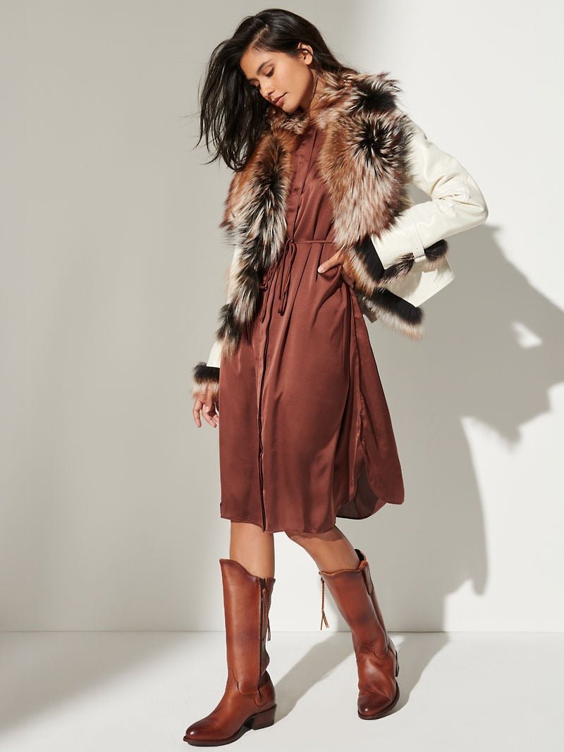 Celestine Leather Jacket - Image 3