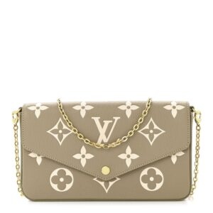 Louis Vuitton FÉLICIE POCHETTE Tourterelle Gray