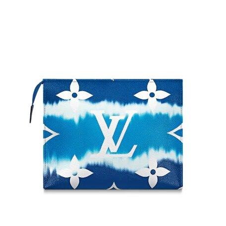 Louis Vuitton ESCALE TOILETRY POUCH 26 Blue