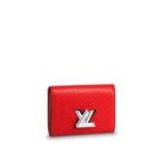 Louis Vuitton TWIST COMPACT WALLET Coquelicot Red