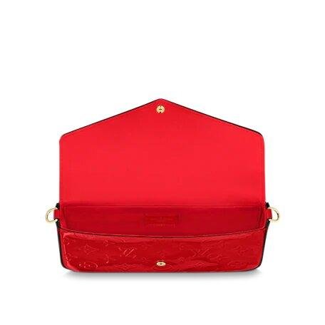 Louis Vuitton FÉLICIE POCHETTE Cerise Red - Image 5