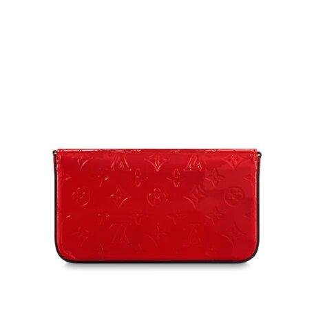 Louis Vuitton FÉLICIE POCHETTE Cerise Red - Image 4