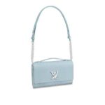 Louis Vuitton LOCKME CLUTCH Olympe Blue