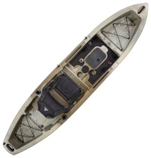 Ascend 12T Sit-On-Top Kayak – Stable & Spacious Fishing and Recreation Kayak