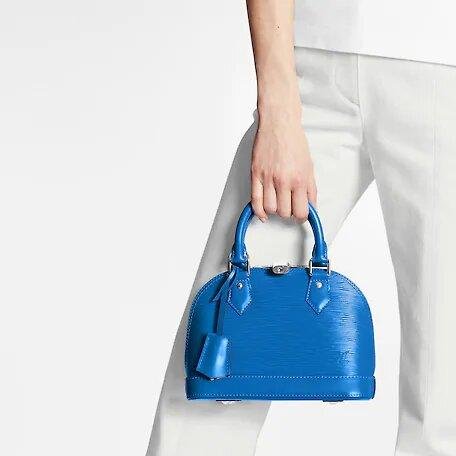 Louis Vuitton ALMA BB Lazuli Blue - Image 4