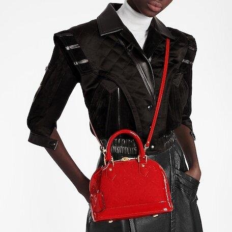 Louis Vuitton ALMA BB Cerise Red - Image 4
