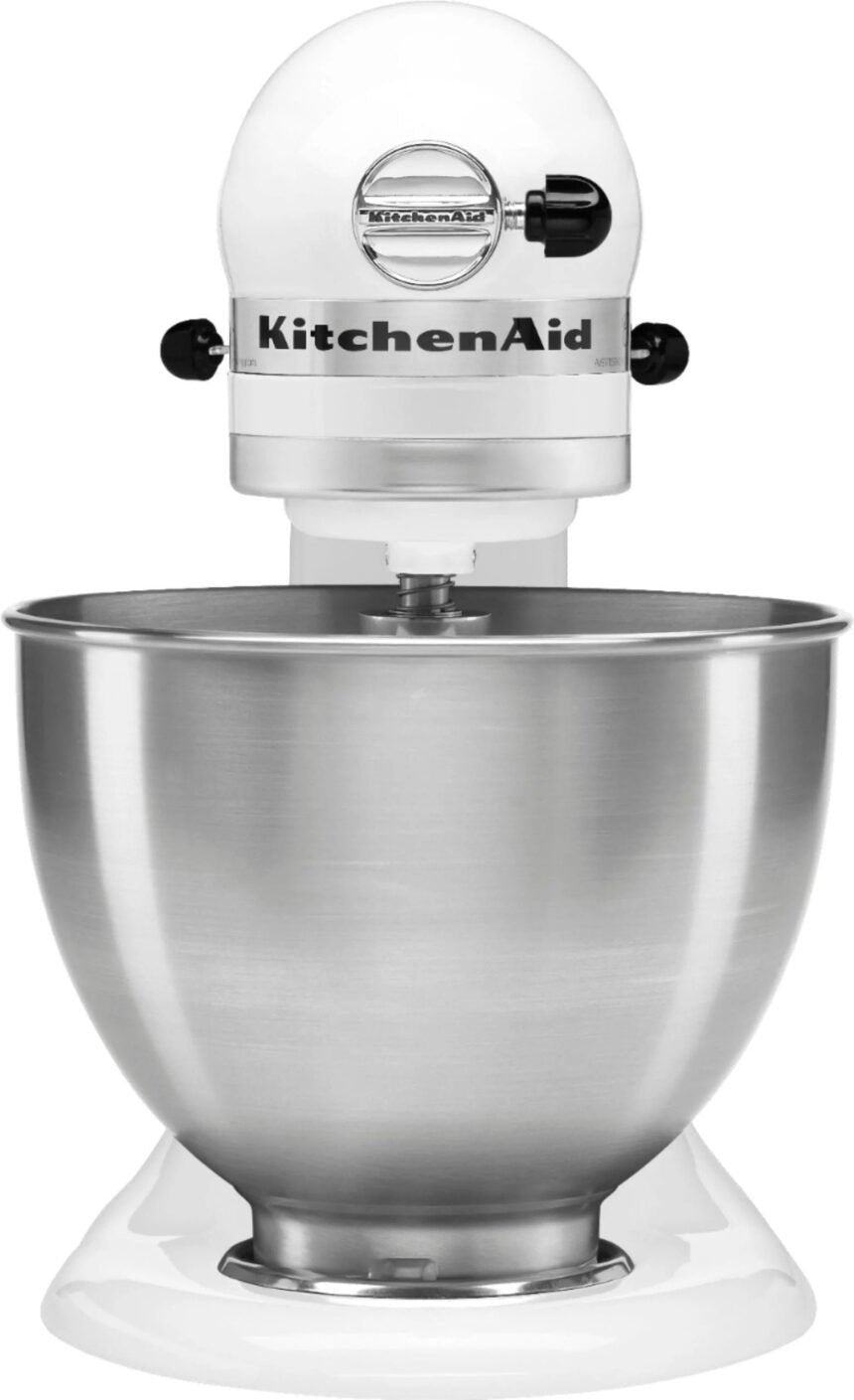 KitchenAid – Classic Series 4.5 Quart Tilt-Head Stand Mixer – White - Image 3