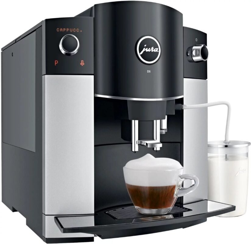 Jura D6 Automatic Coffeemaker and Espresso Machine Platinum - Image 2