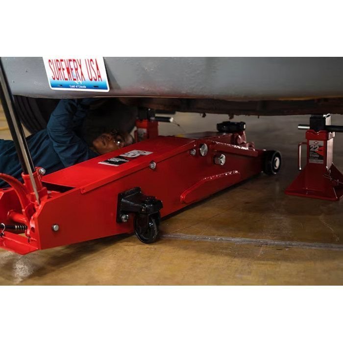 AFF 20-Ton Air Assist Hydraulic Long Chassis Jack - Image 3