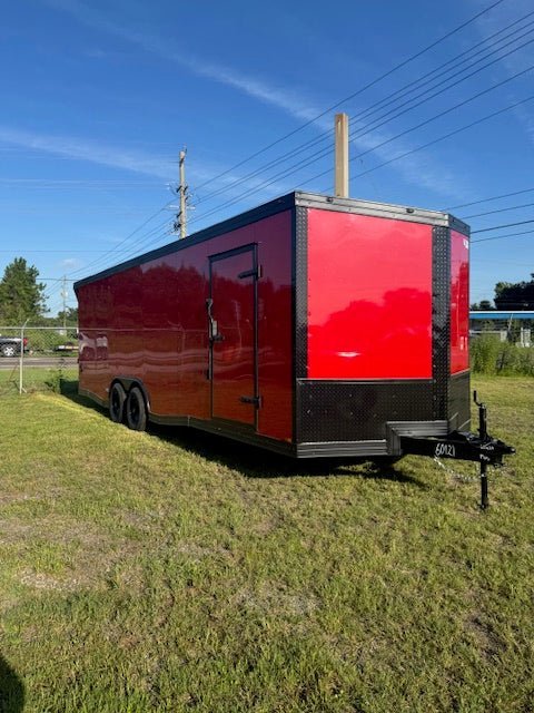 2025 8.5x24TA ENCLOSED CARGO TRAILER RAMP DOOR 84” 0121 - Image 2