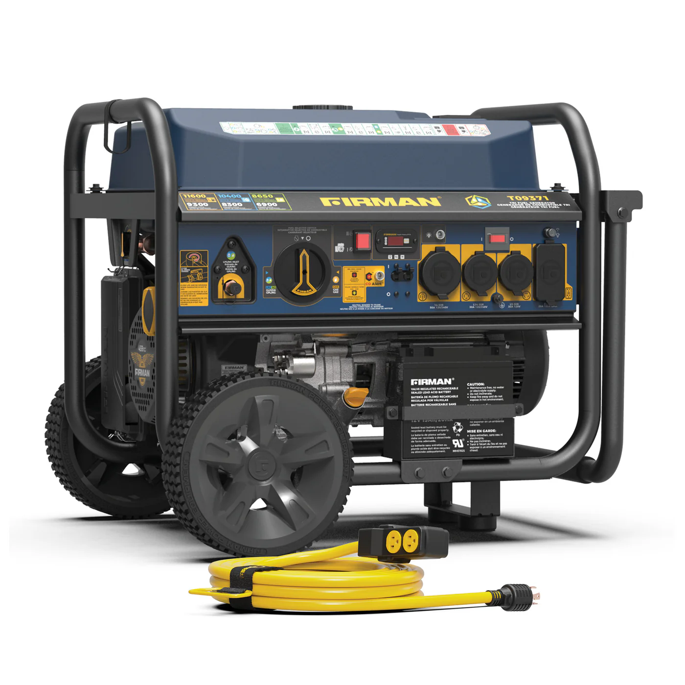 Firman 11600W Tri Fuel Portable Generators. - Image 7
