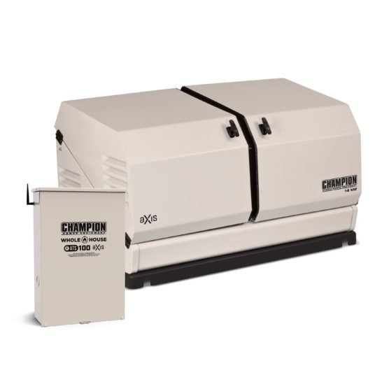 Champion 14-kW aXis Home Standby Generator with 100-Amp Whole House Switch (CA)
