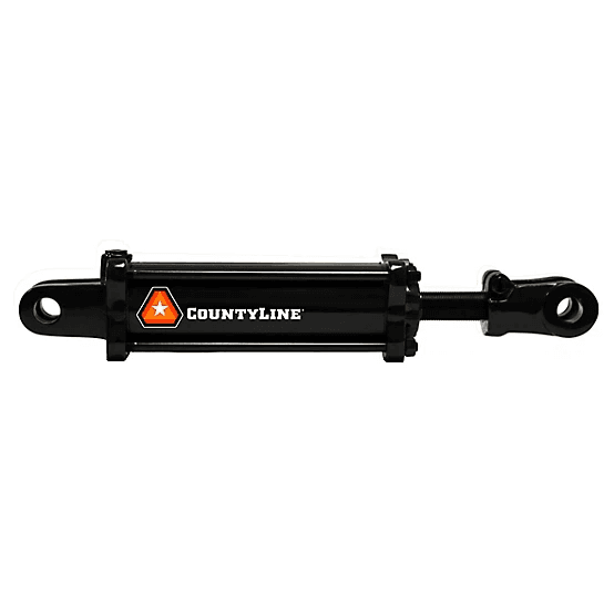 CountyLine 2 in. Bore x 10 in. Stroke Tie Rod Hydraulic Cylinder, 1.125 in. Rod Diameter, 2,500 PSI