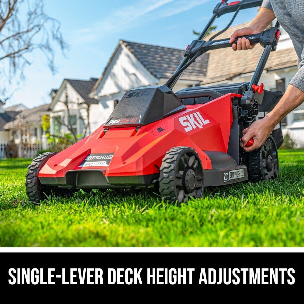 Skil PWR CORE 40-volt, 20-in Self-Propelled Battery Walk Mower with (1) 6 Ah Battery Included | SM4910C-11 - Image 7