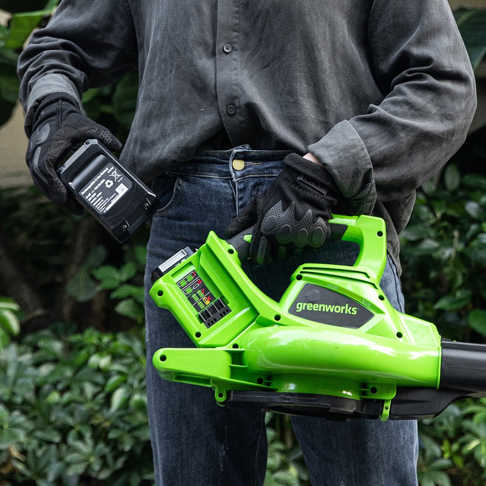 POWERALL 48V (24V x 2) Leaf Blower / Vacuum 322 km/h – 2x 4Ah Battery - Image 9