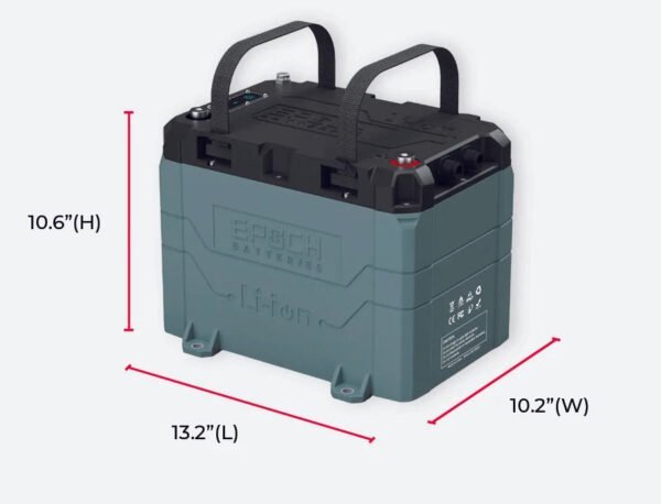 24V 100AH Marine Lithium Battery For Trolling Motors – Bluetooth and Heating Feature - Image 11