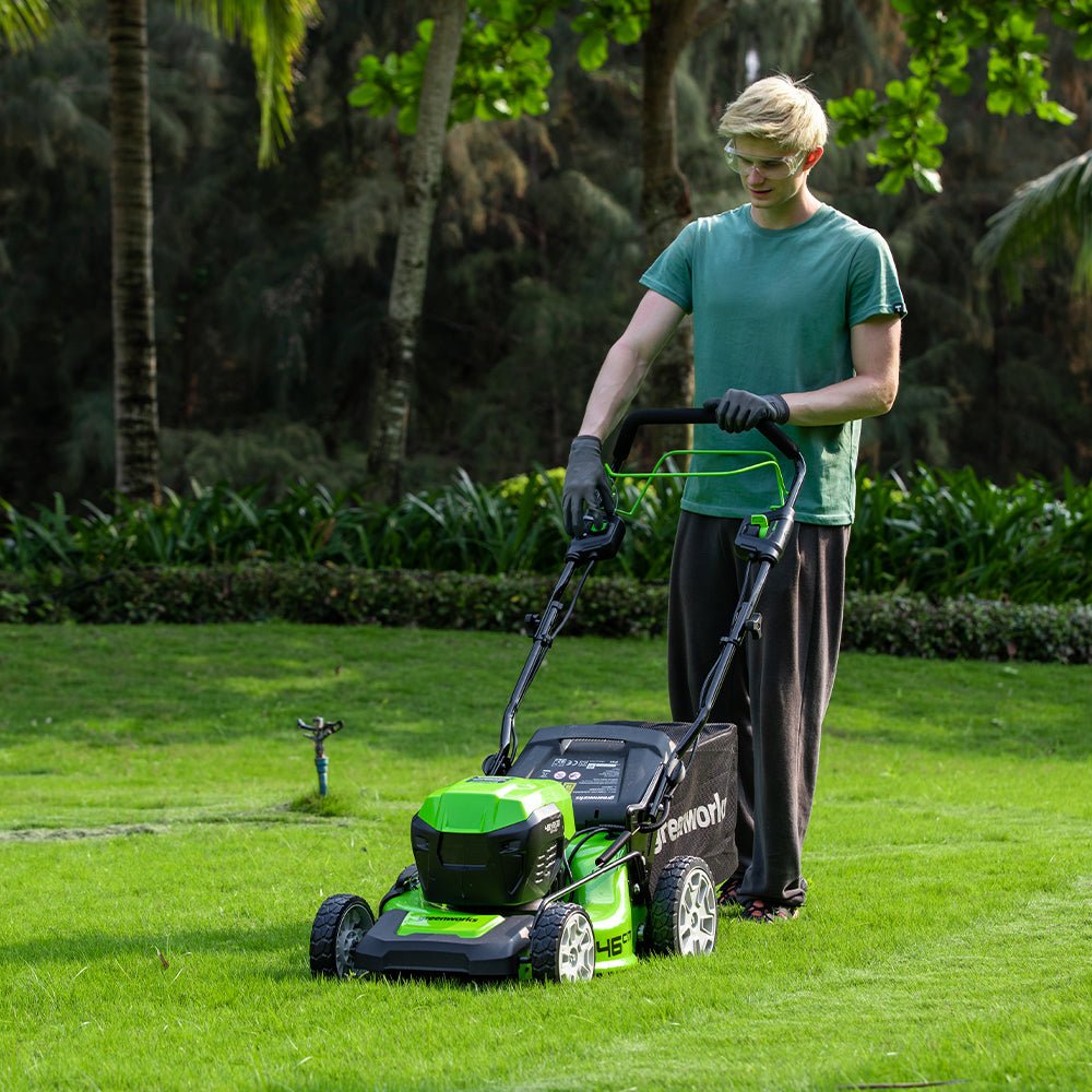 POWERALL 48V (24V x 2) Lawn Mower 46cm Self-Propelled – 2x 4Ah Battery - Image 7
