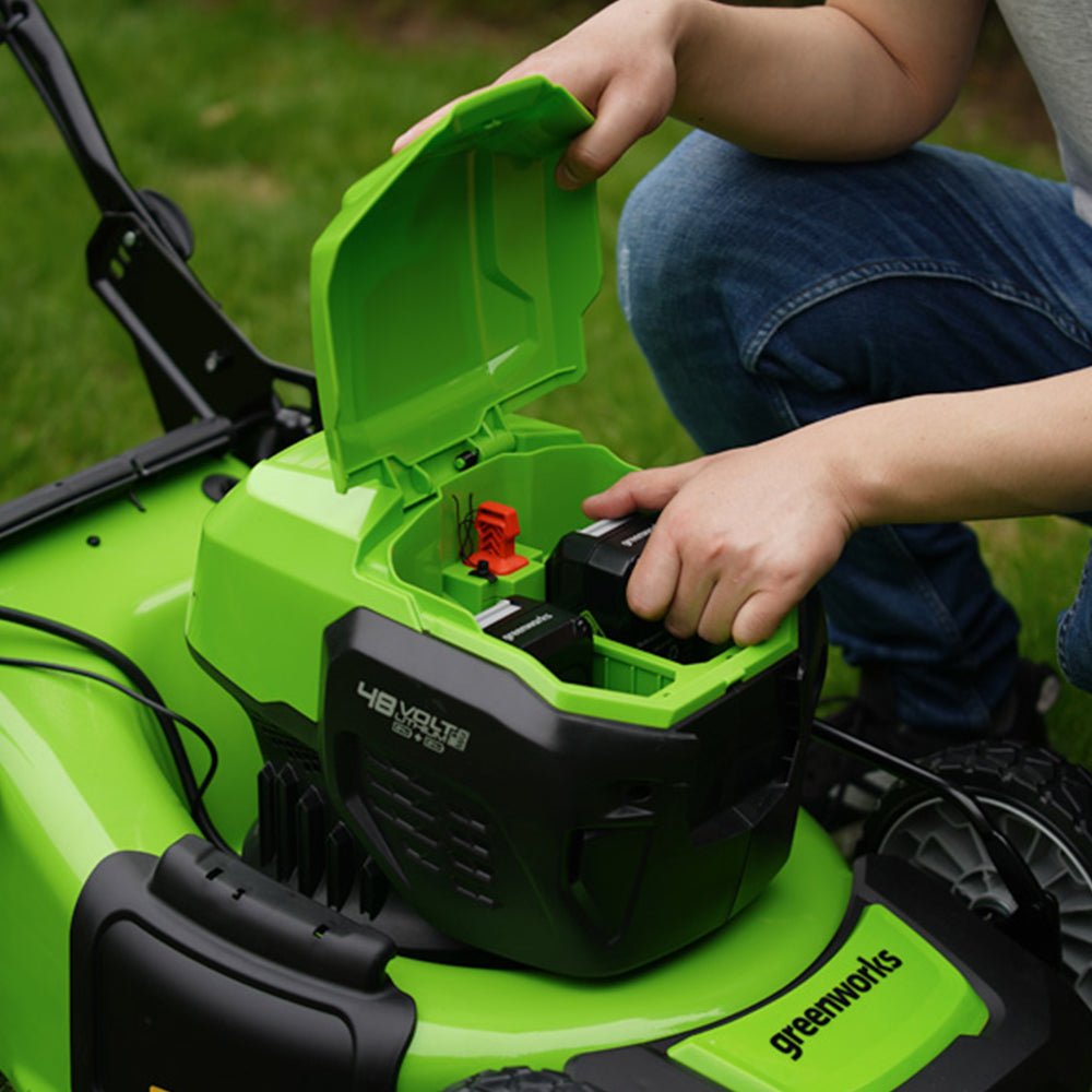 POWERALL 48V (24V x 2) Lawn Mower 46cm Self-Propelled – 2x 4Ah Battery - Image 4