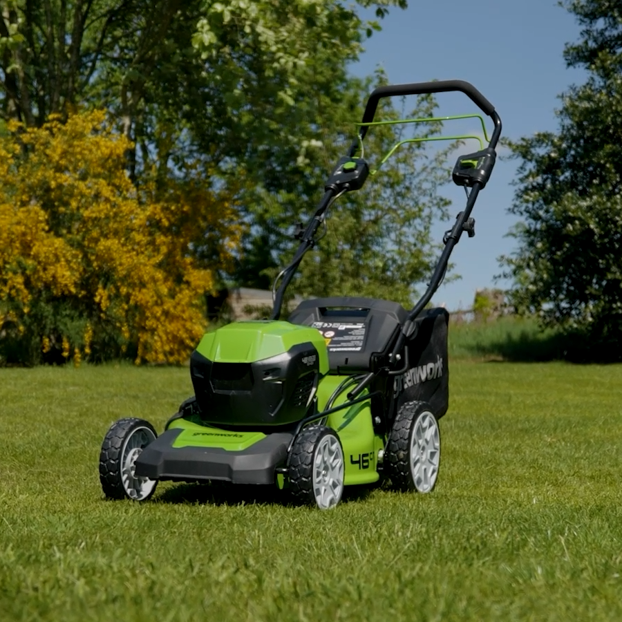 POWERALL 48V (24V x 2) Lawn Mower 46cm Self-Propelled – 2x 4Ah Battery - Image 3
