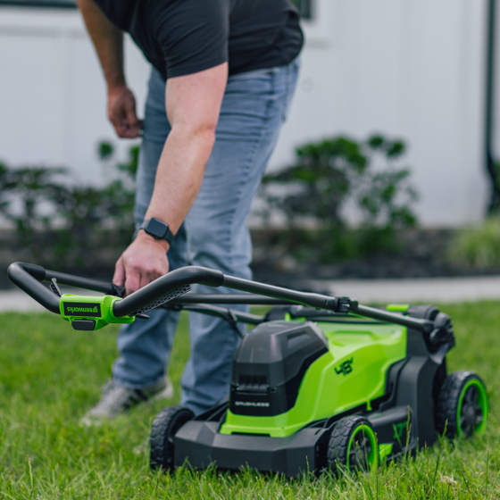 POWERALL 48V (24V x 2) Lawn Mower 41cm – 2x 4Ah Battery - Image 8