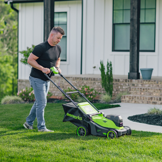 POWERALL 48V (24V x 2) Lawn Mower 41cm – 2x 4Ah Battery - Image 7
