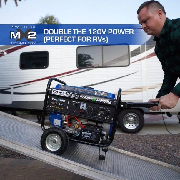 DuroMax XP5500EH 5,500 Watt Portable Dual Fuel Gas Propane Powered Generator - Image 5