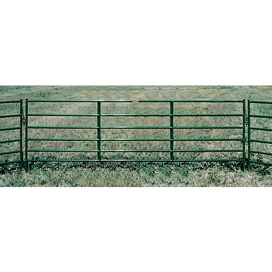 CountyLine 16 ft. x 60 in. 6-Bar Corral Panel, 1-3/4 in. Tube, Green - Image 2