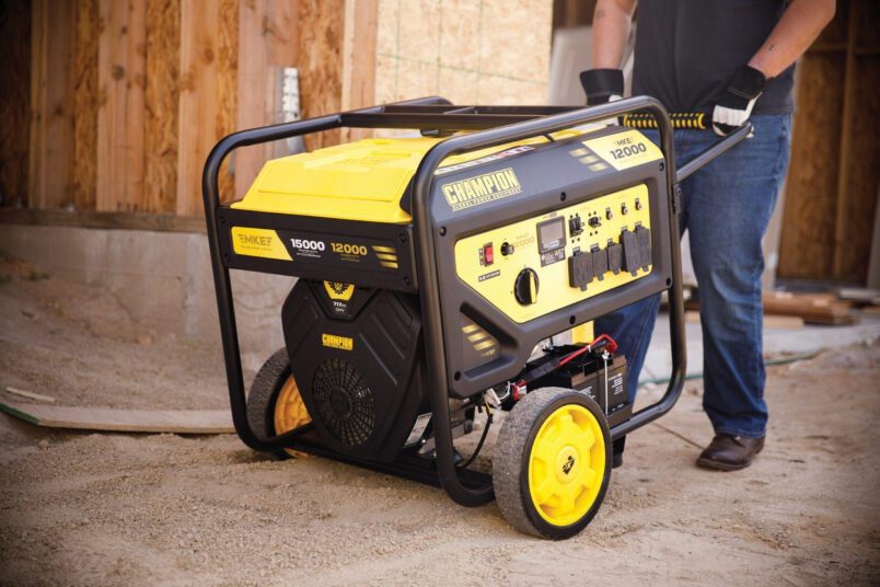 Champion Power Equipment 12,000-Watt Electric Start Dual Fuel Home Backup Portable Generator with CO Shield - Image 5