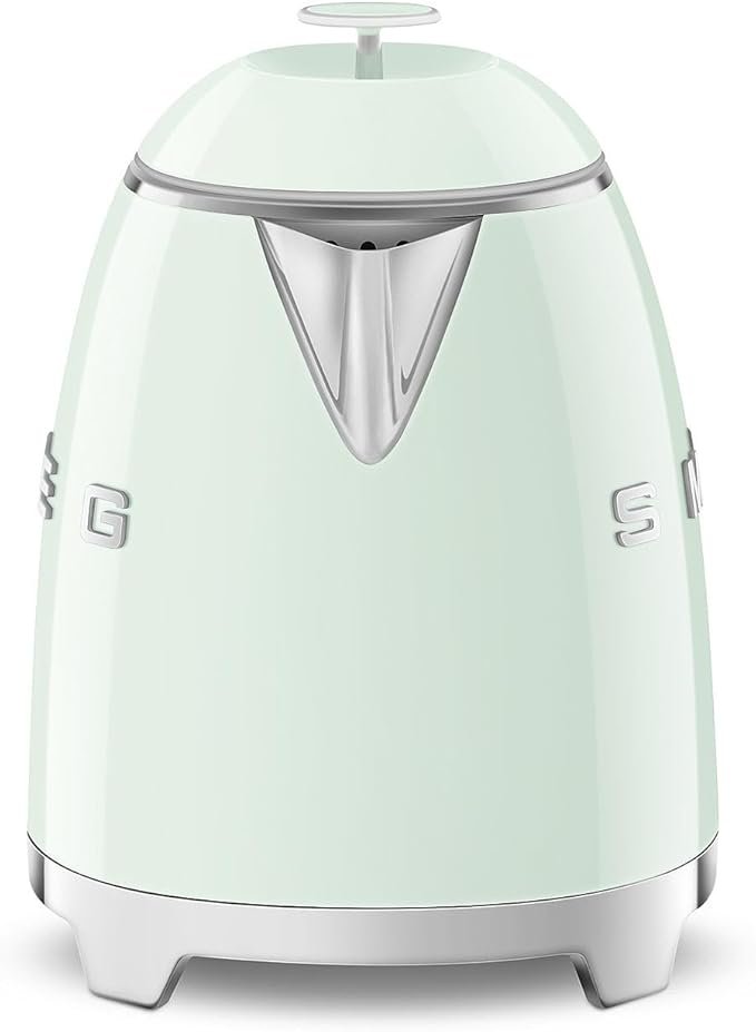 SMEG Mini 50’s Retro Style 3 Cup Electric Kettle with Double Wall Anti Slip Base and Water Level Indicator (Pastel Green) - Image 5