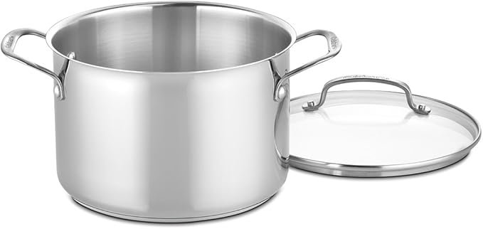 Cuisinart 17-Piece Stainless Steel Cookware Set, Chef’s Classic Steel Collection with Pure Aluminum Core for Quick and Even Heat, Cool Grip Handles, Dishwasher Safe, 77-17N - Image 3