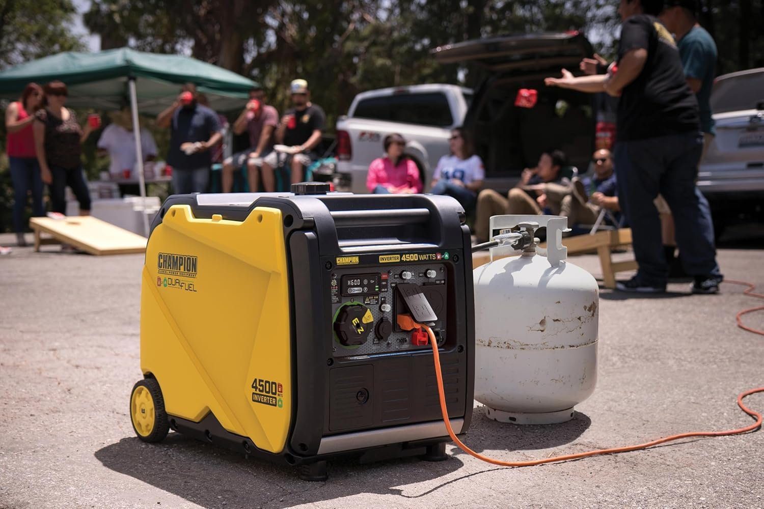 Champion 4,500-Watt Portable Dual Fuel Inverter Generator 200991 - Image 6