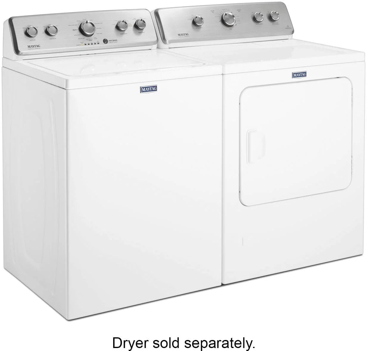 Maytag – 3.8 Cu. Ft. High Efficiency Top Load Washer with PowerWash Agitator – White - Image 6
