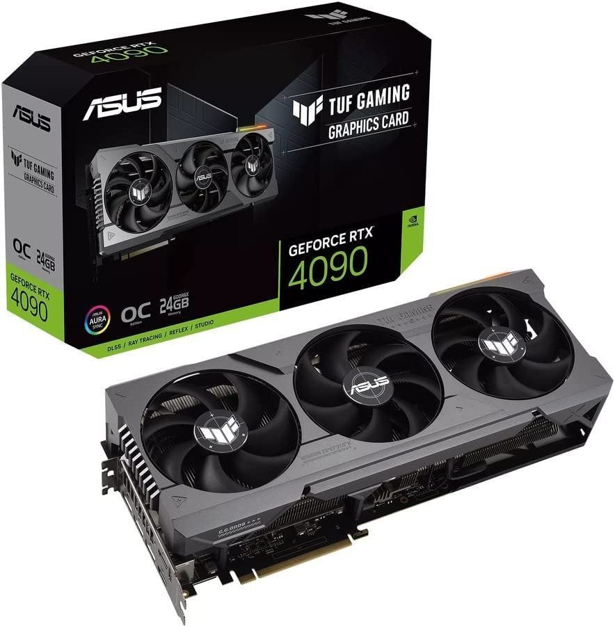 ASUS TUF GeForce RTX 4090 OC Edition Gaming Graphics Card (PCIe 4.0, 24GB GDDR6X, HDMI 2.1a, DisplayPort 1.4a) - Image 2