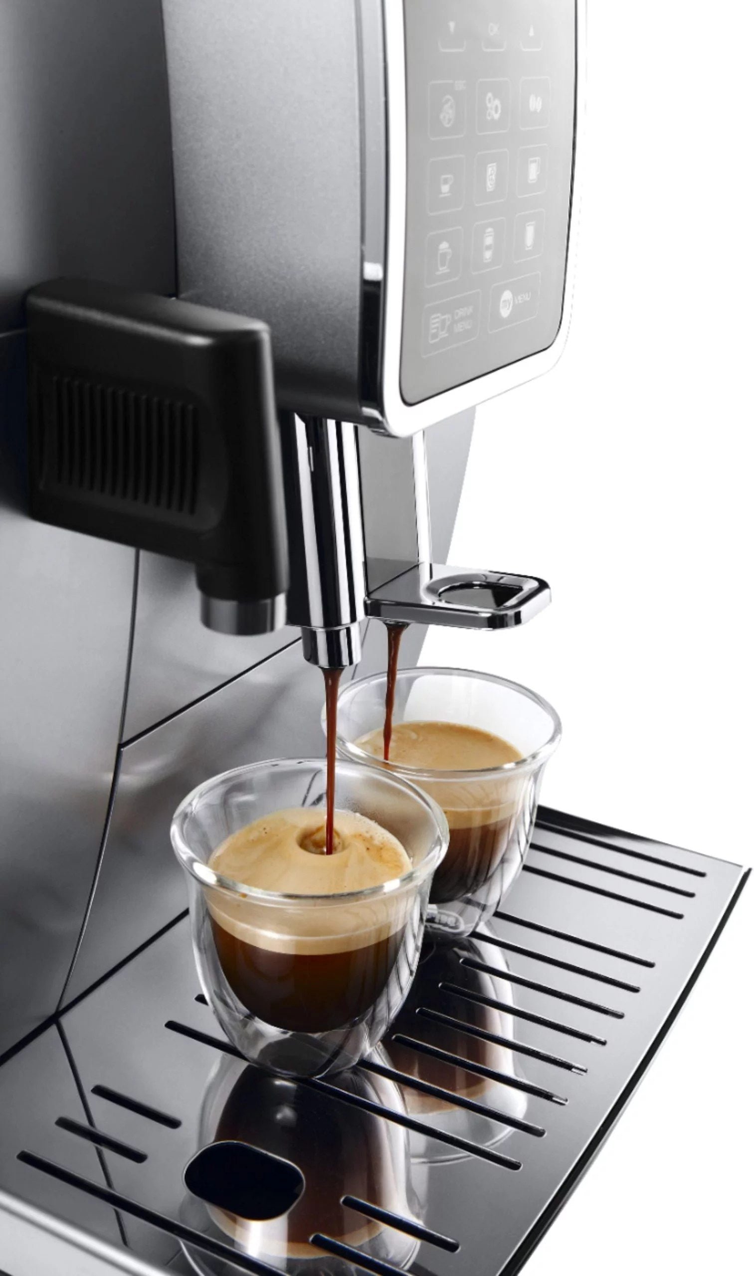 De’Longhi – Dinamica Espresso Machine with 15 bars of pressure and LatteCrema Fully Automatic Milk Frother – Silver - Image 2