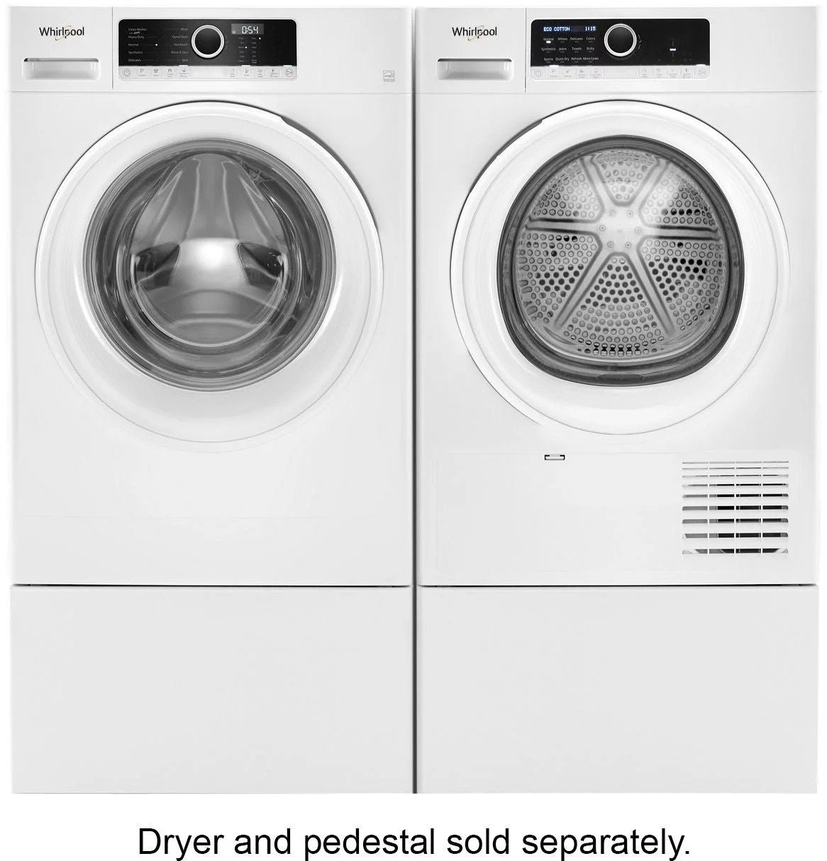 Whirlpool – 1.9 Cu. Ft. High Efficiency Stackable Front-Load Washer with Detergent Dosing Aid – White - Image 9