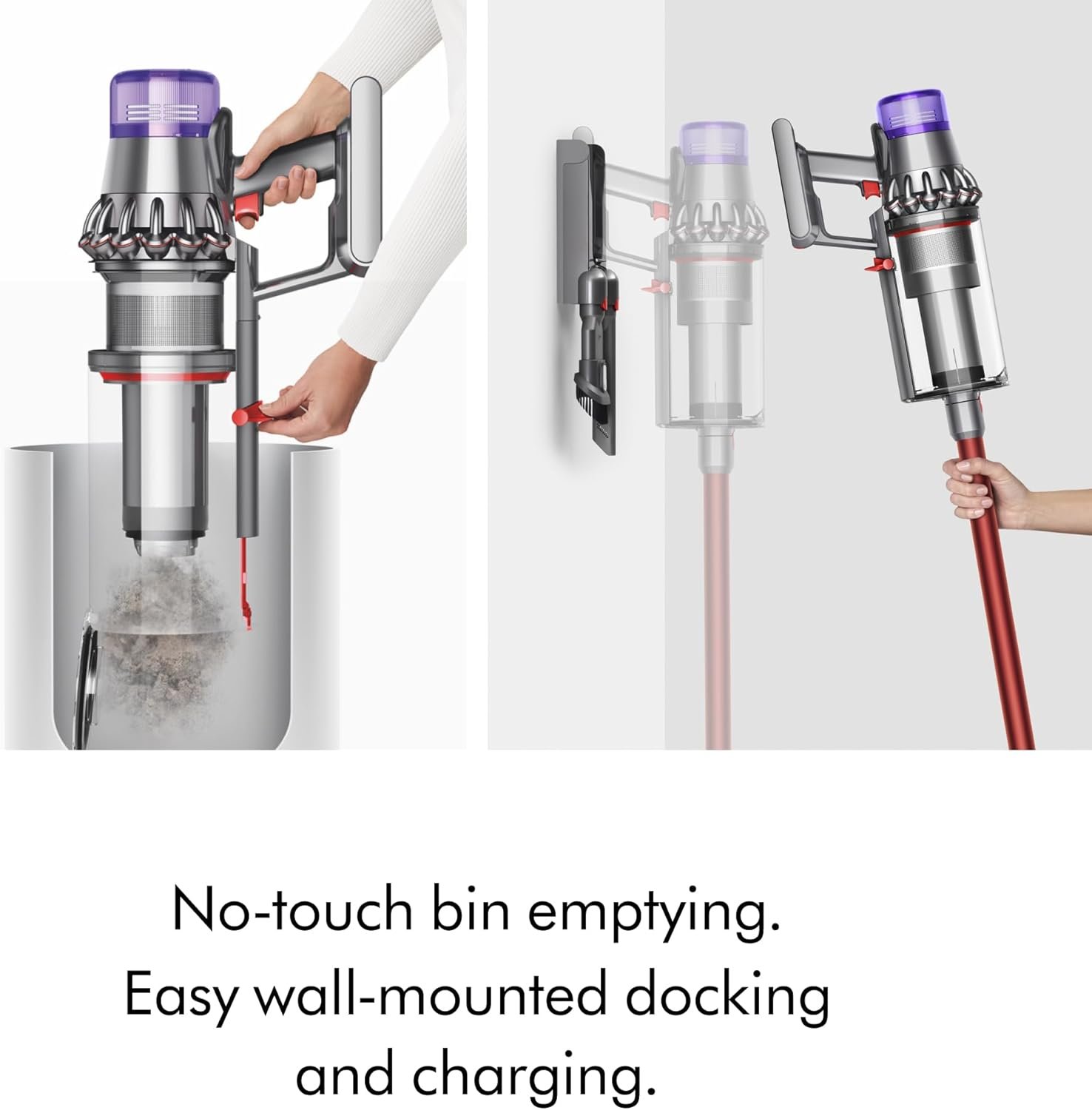 Dyson SV29 Outsize Cordless Vacuum Cleaner | Nickel/ReD - Image 8