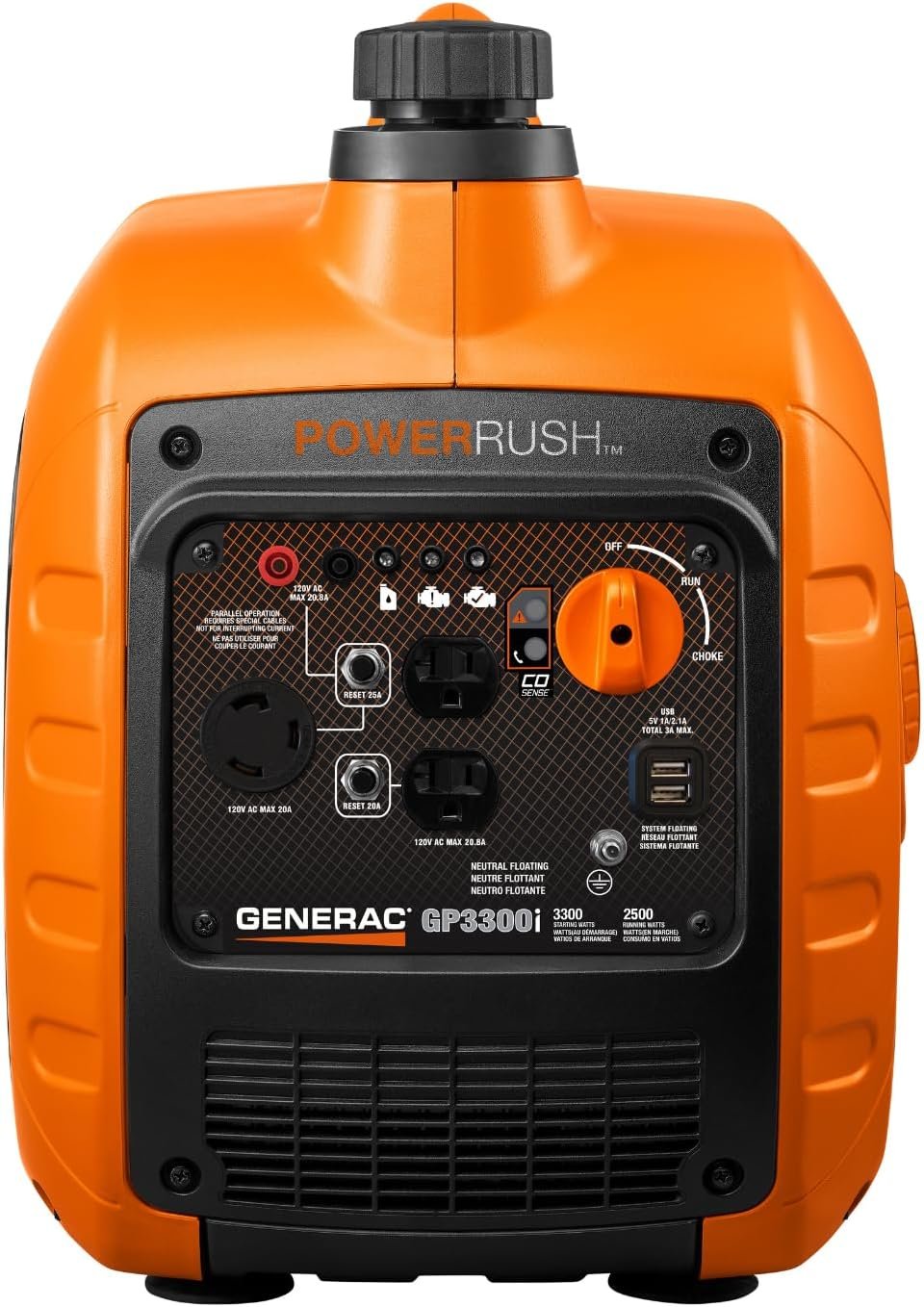 Generac 3,300-Watt Gas Powered Portable Inverter Generator – Lightweight and Compact - Image 41