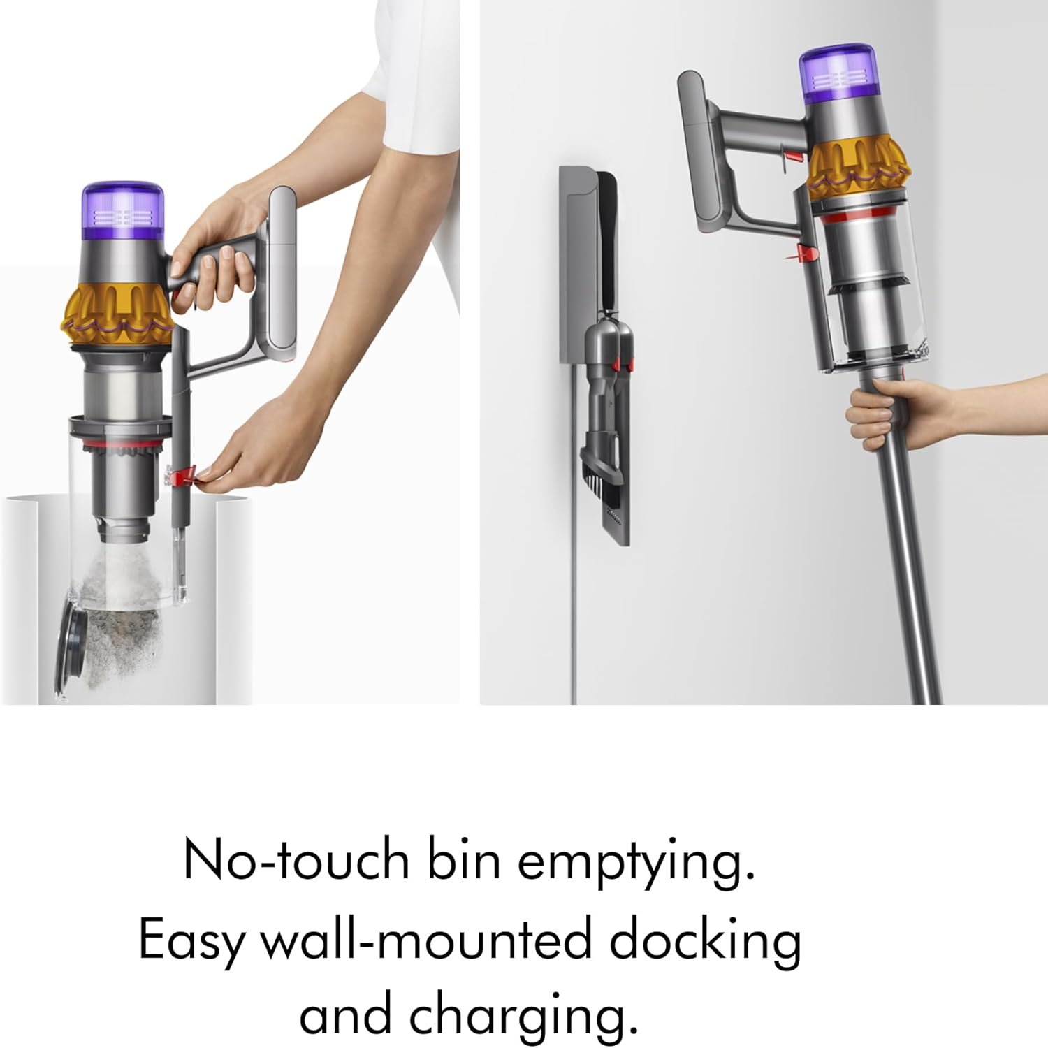 Dyson V15 Detect Cordless Vacuum Cleaner, Yellow/Nickel - Image 8