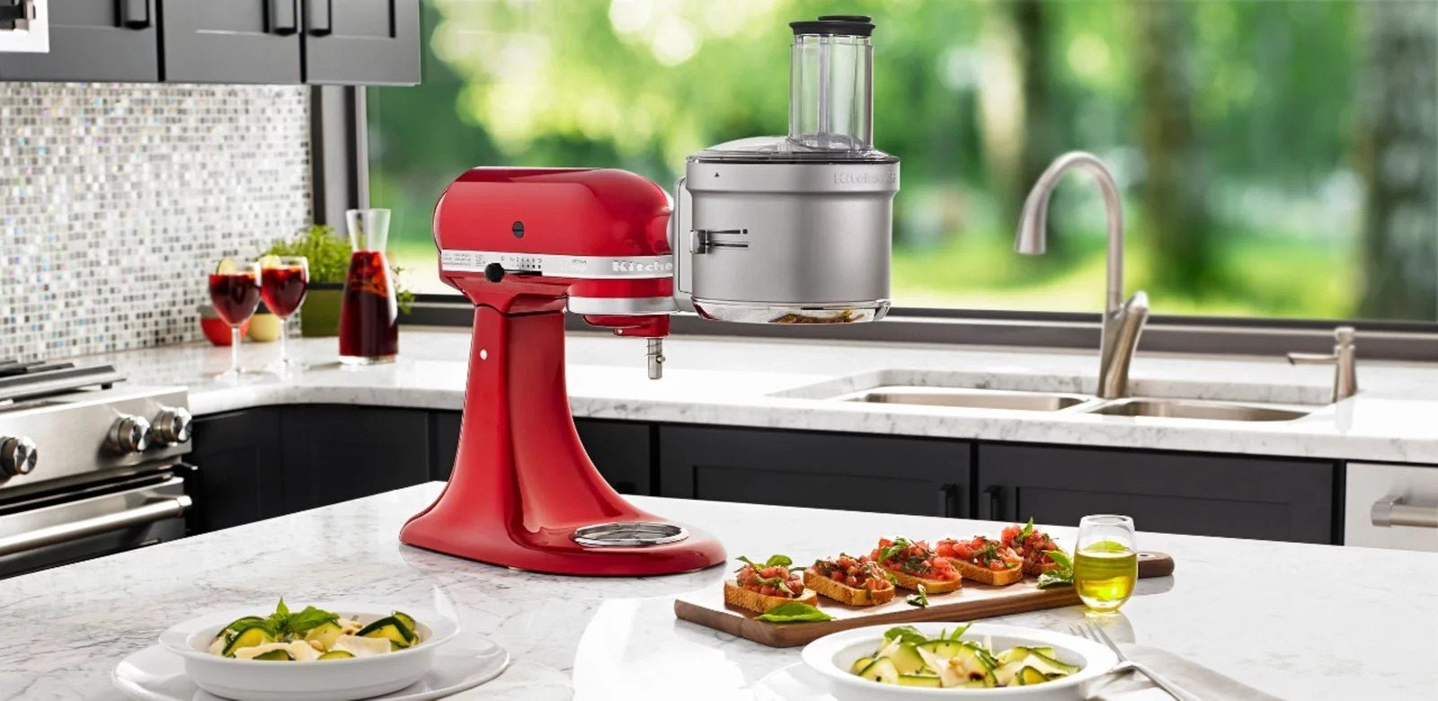 KitchenAid – KSM2FPA Food Processor Attachment Kit with Commercial Style Dicing – Silver - Image 10