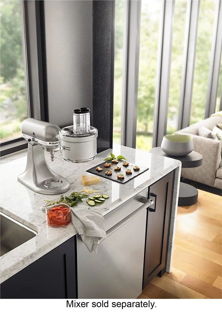 KitchenAid – KSM2FPA Food Processor Attachment Kit with Commercial Style Dicing – Silver - Image 9