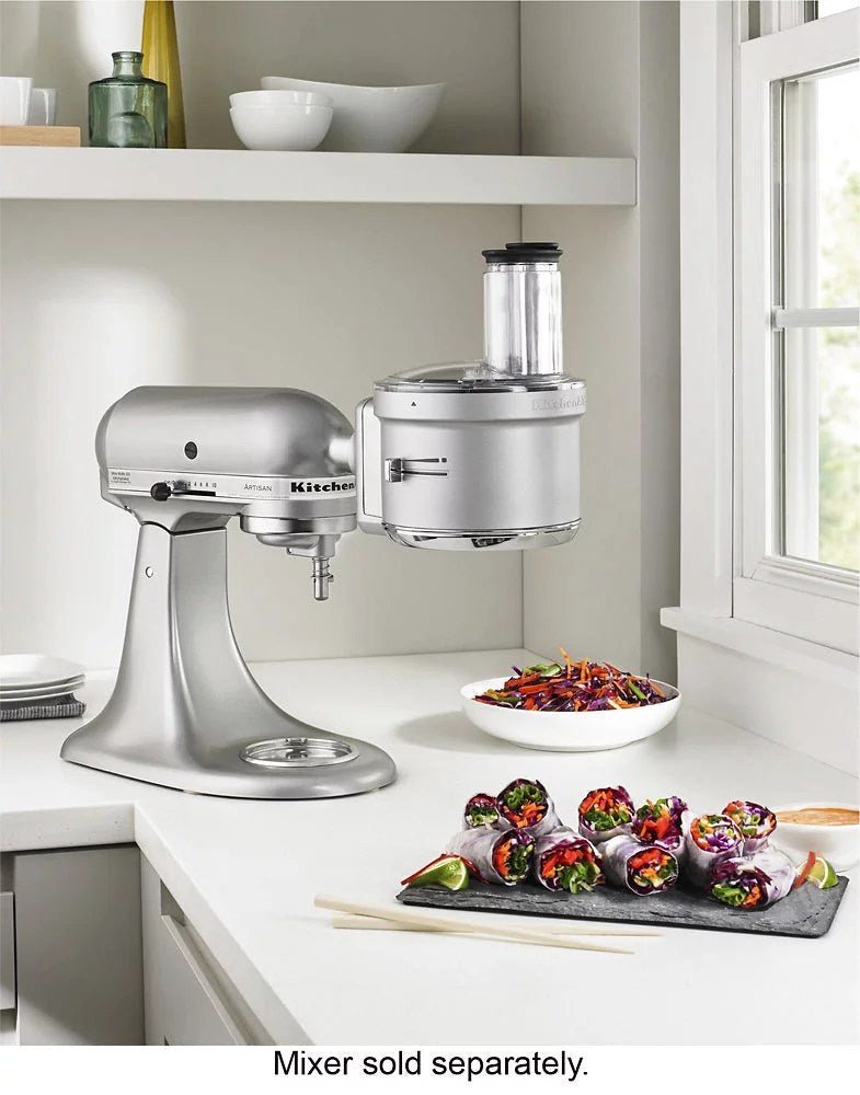 KitchenAid – KSM2FPA Food Processor Attachment Kit with Commercial Style Dicing – Silver - Image 12