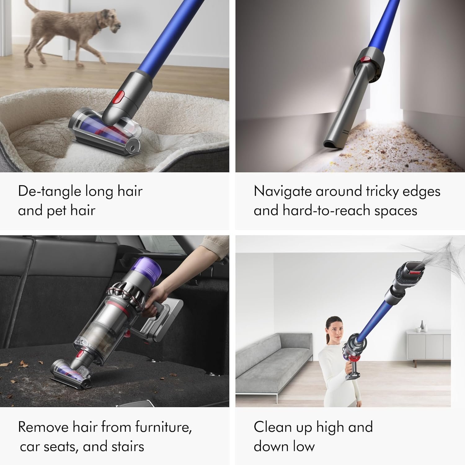 Dyson V11 Cordless Stick Vacuum, Large, Nickel/Blue - Image 6