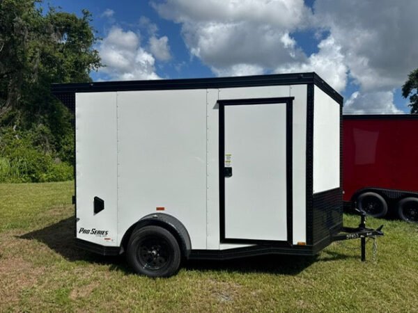 2025 6X10SA SA ENCLOSED CARGO TRAILER RAMP DOOR 81” 9453 - Image 2