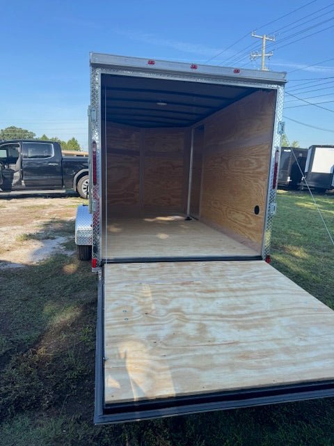 2025 6X12SA ENCLOSED CARGO TRAILER RAMP DOOR 9542 - Image 4
