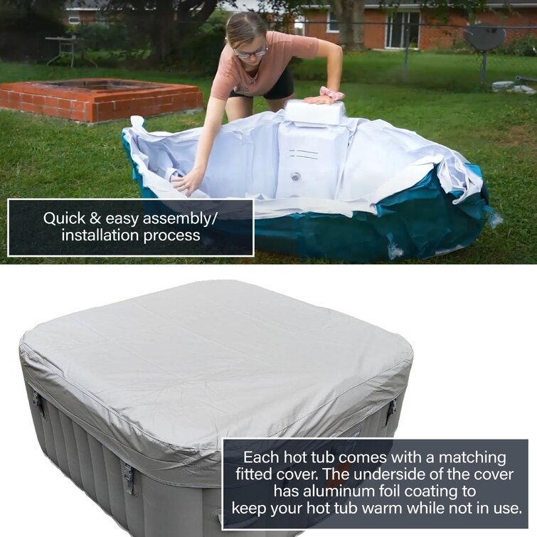 Aleko 130 β Jet Inflatable Hot Tub - Image 3