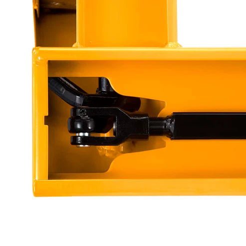 ApolloLift A-1007 Manual Hydraulic Pallet Jack – 5,500 lb Capacity, 48″×27″ Forks Nylon Wheel - Image 4